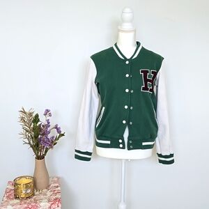 Topshop Women Varsity Letterman Jacket